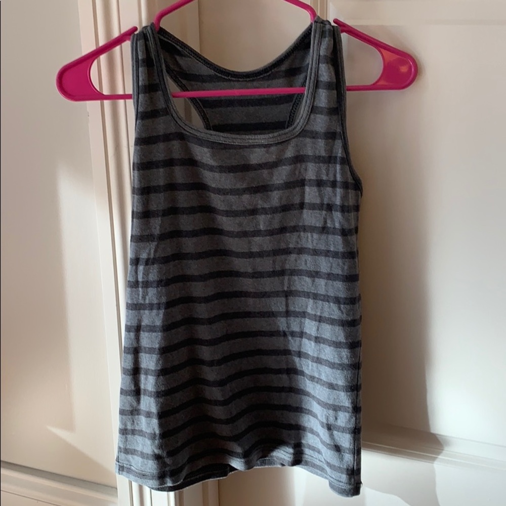 💜 T-Back striped tank top (workouts/casual)